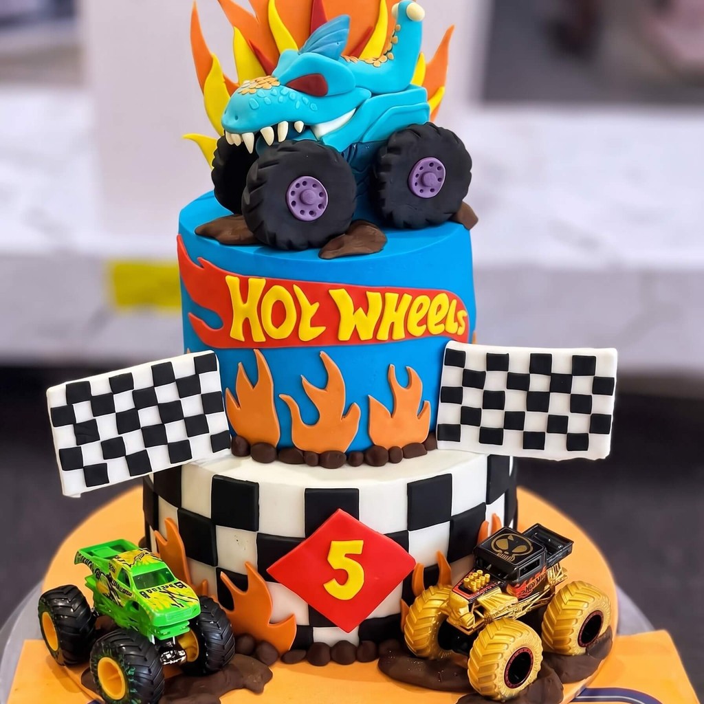 Monster Truck Hot Wheels Cake in Lahore Monster Truck Hot Wheels Cake — CocoCrave.pk Lahore