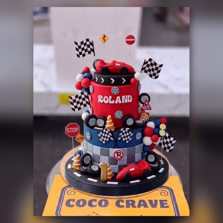 Monster Truck Race Cake in Lahore