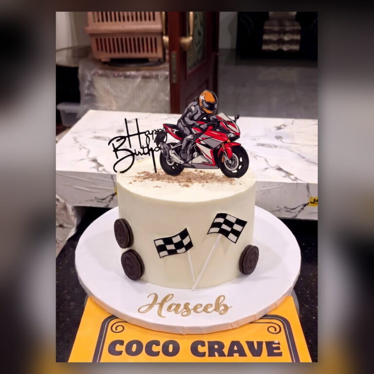 Motorbike Cake in Lahore