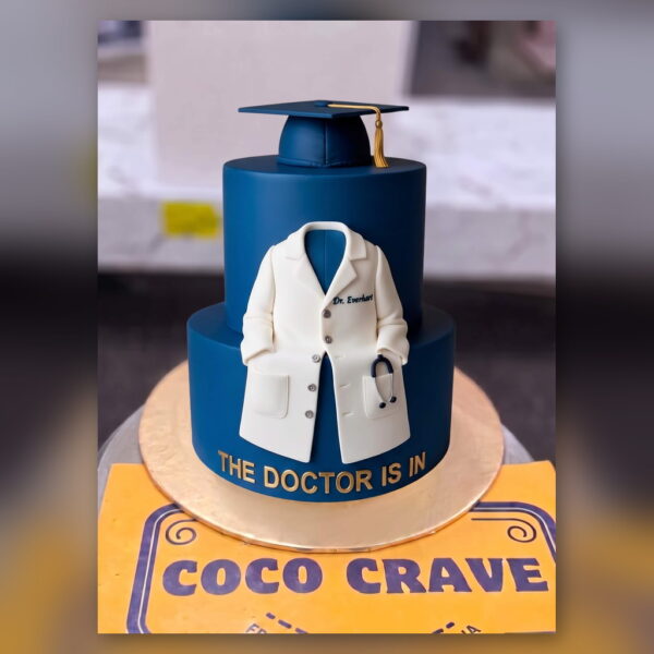 Navy Doctor Graduation Cake in Lahore — delivered in Lake City, Lahore