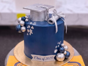 Navy Graduation Cap Cake in Lahore