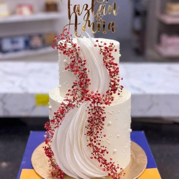 Nikkah Mubarak Three Tier Cake in Lahore — delivered in Lahore