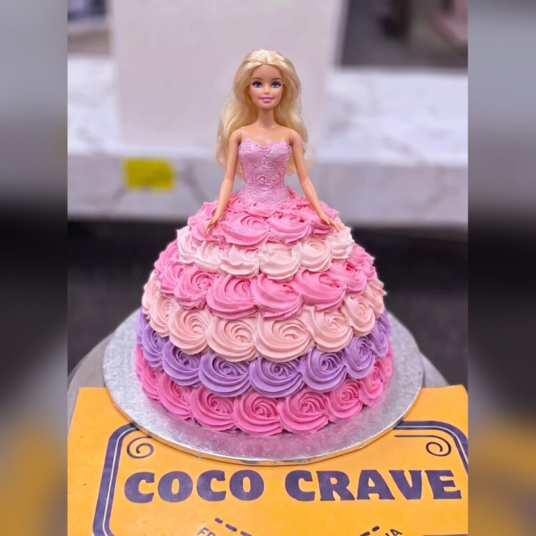 Ombre Rosette Barbie Cake in Lahore