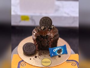 Oreo Loaded Chocolate Fudge Cupcake in Lahore