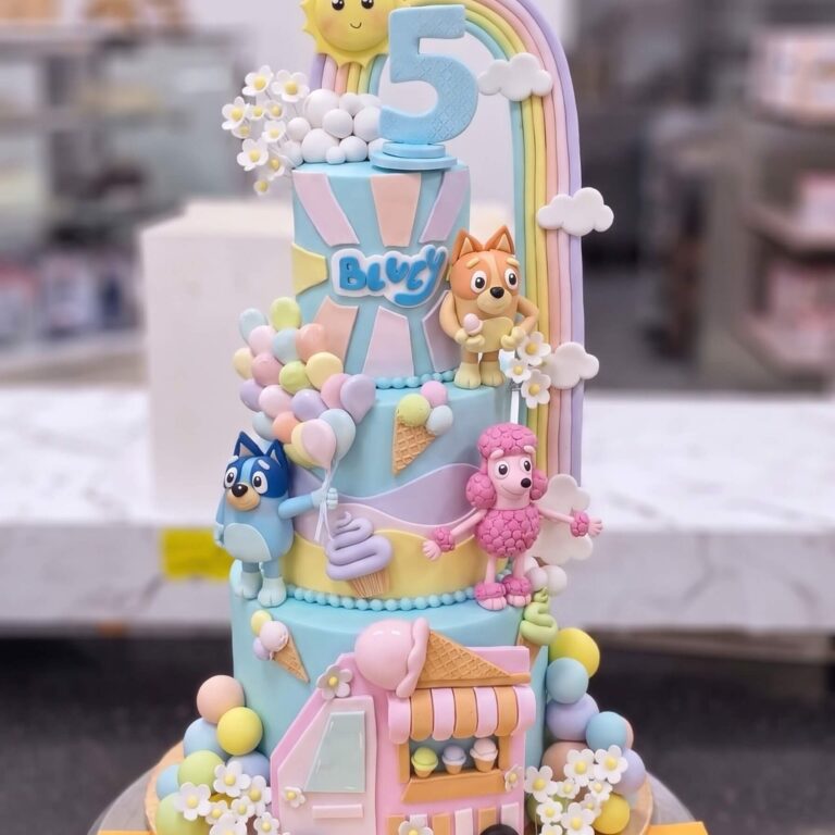Pastel Ice Cream Truck Cake in Lahore
