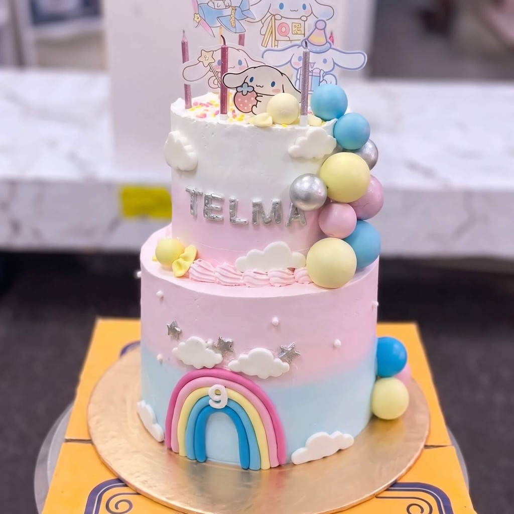 Pastel Rainbow Cloud Cake in Lahore Pastel Rainbow Cloud Cake — CocoCrave.pk Lahore