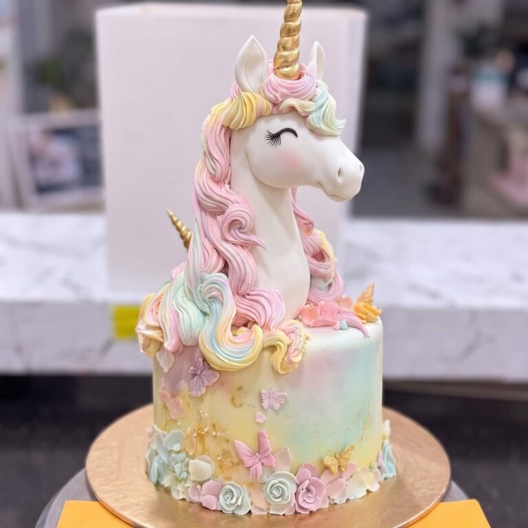 Pastel Unicorn Figure Cake in Lahore
