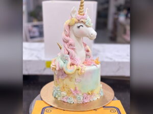 Pastel Unicorn Figure Cake in Lahore