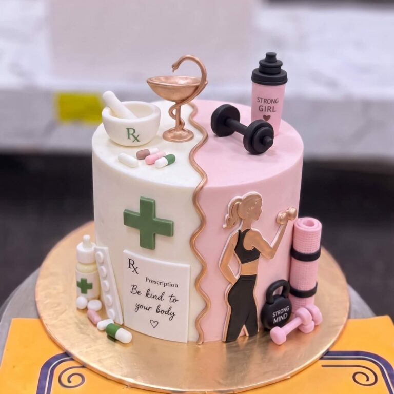 Pharmacist Cake with Stethoscope in Lahore