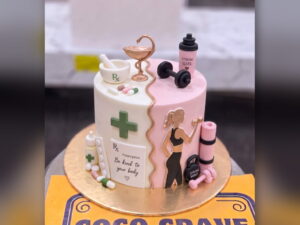 Pharmacist Cake with Stethoscope in Lahore — CocoCrave.pk Lahore