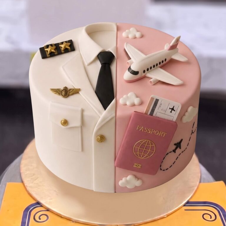 Pilot and Air Hostess Cake in Lahore