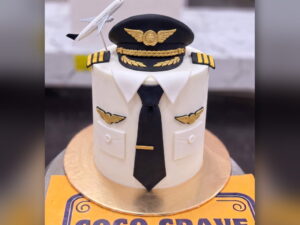 Pilot Uniform Cake in Lahore