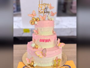 Pink Ombre Butterfly Cake in Lahore — CocoCrave.pk Lahore