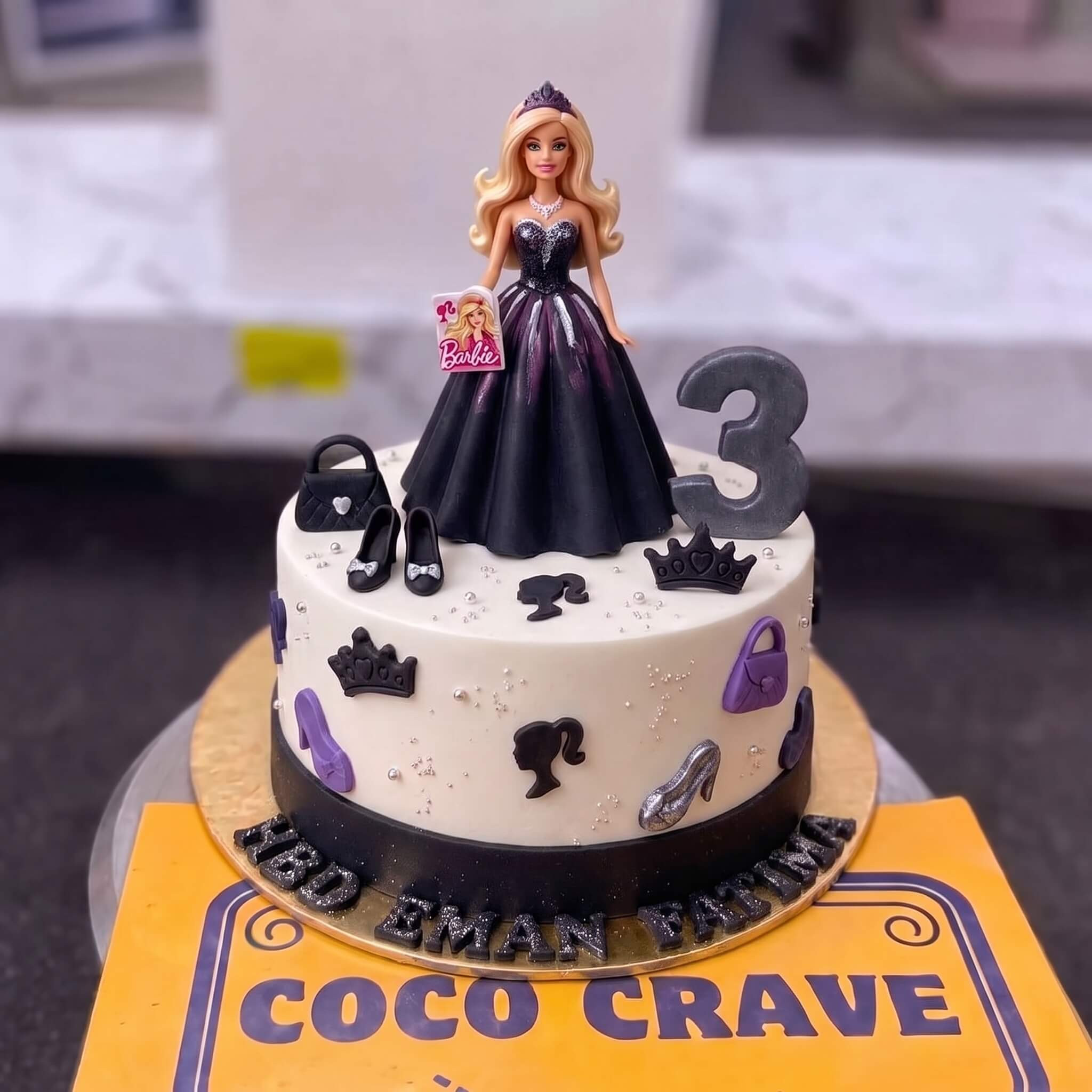 Pink Princess Third Birthday Cake Design 2 in Lahore Pink Princess Third Birthday Cake Design 2 in Lahore — CocoCrave Lahore