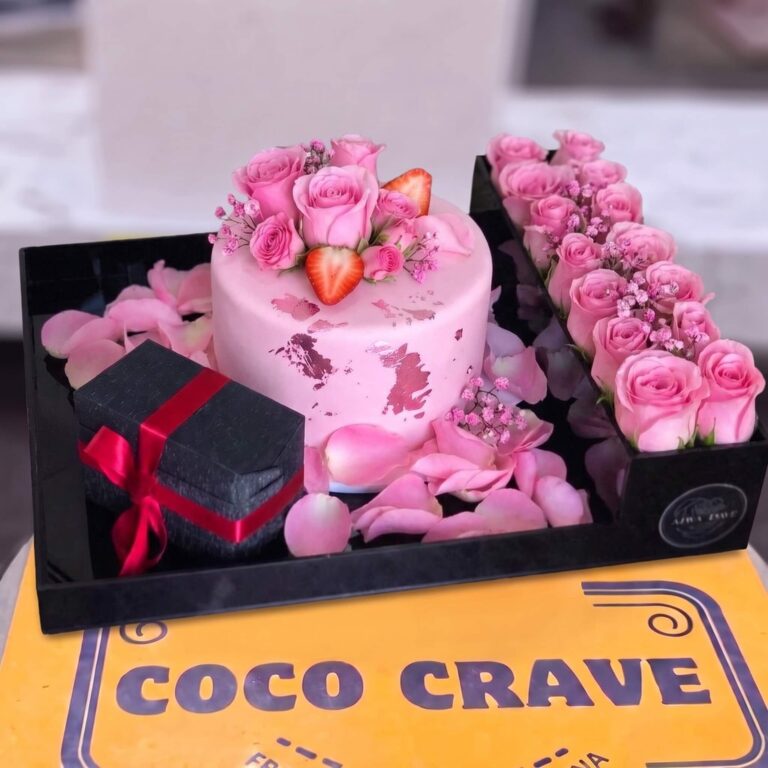 Custom Gifts for Girlfriend Design Cake Delivery Lahore - CocoCrave.pk