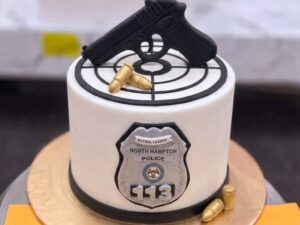 Police Badge Cake in Lahore
