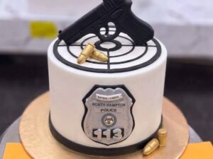 Police Badge Cake in Lahore
