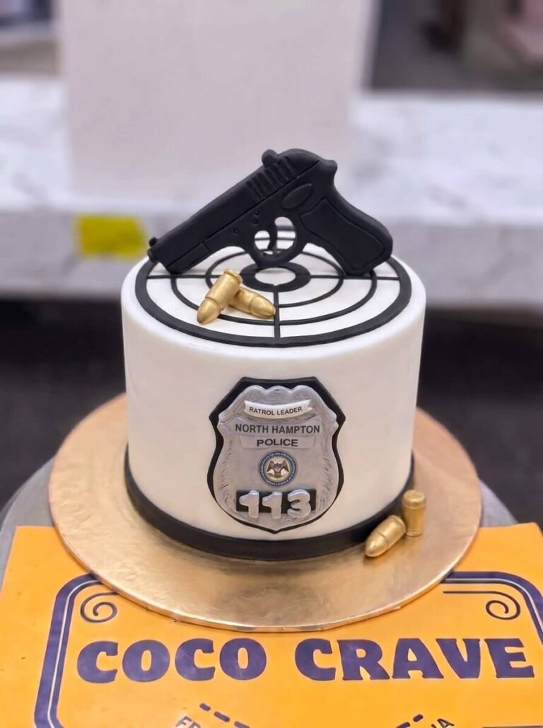 Police Badge Cake in Lahore
