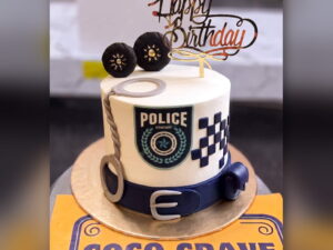 Police Cake with Handcuffs in Lahore — CocoCrave.pk Lahore