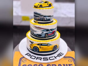 Porsche Sports Car Cake in Lahore — CocoCrave.pk Lahore