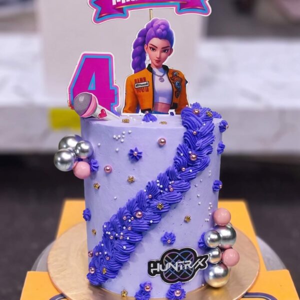 Purple Character Girl Cake in Lahore — delivered in Gulberg, Lahore