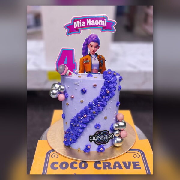 Purple Character Girl Cake in Lahore — delivered in Lahore