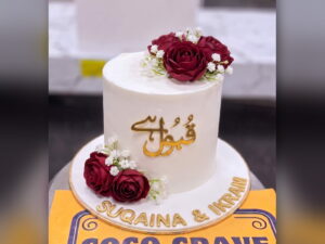 Qabool Hai Nikkah Cake in Lahore — CocoCrave.pk Lahore