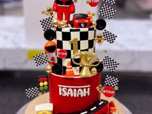 Race Champion Trophy Cake in Lahore