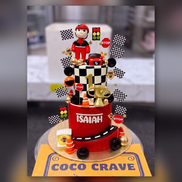 Race Champion Trophy Cake in Lahore — delivered in Lahore