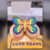 Rainbow Butterfly Shaped Birthday Cake in Lahore 2 Rainbow Butterfly Shaped Birthday Cake in Lahore — CocoCrave.pk Lahore