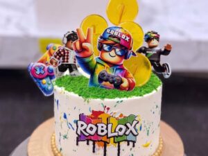 Roblox Gamer Birthday Cake in Lahore