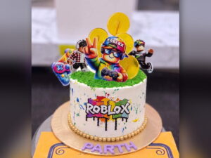 Roblox Gamer Birthday Cake in Lahore
