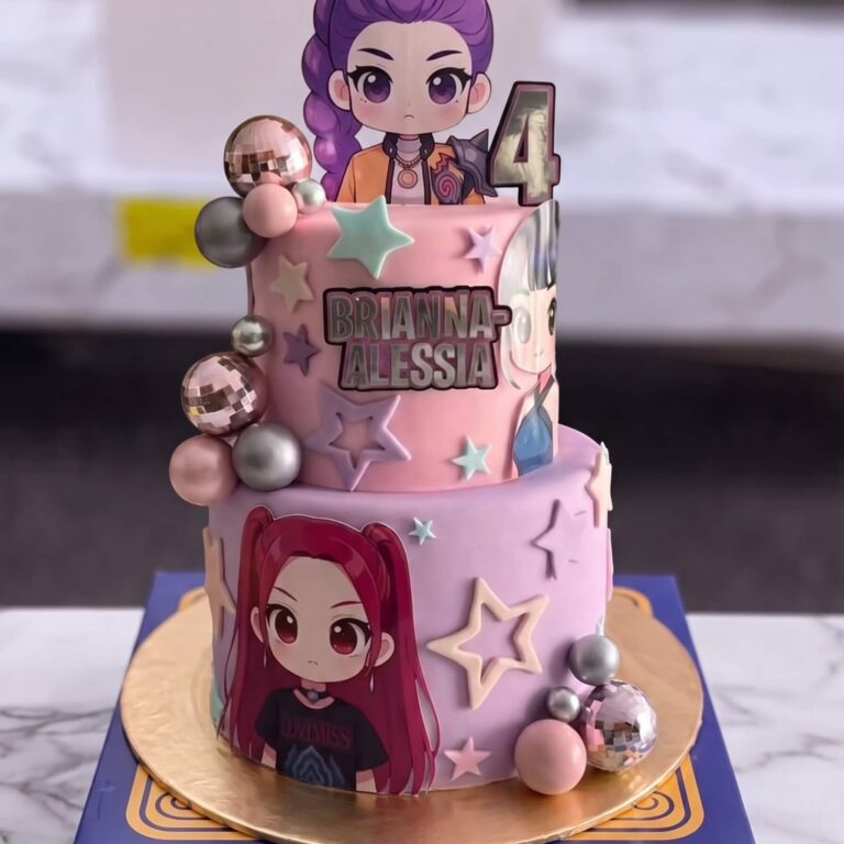 Rockstar Girls Purple Cake in Lahore