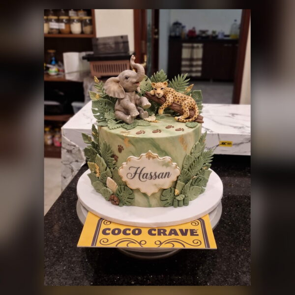 Safari Animal Cake in Lahore — delivered in Lahore