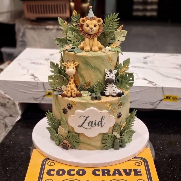 Safari Theme Cake in Lahore — delivered in Sabzazar, Lahore