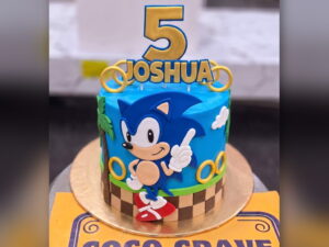 Sonic 5th Birthday Cake in Lahore