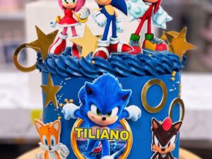 Sonic Characters Birthday Cake in Lahore