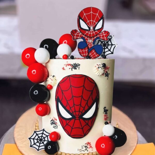 Spiderman Cake with Cupcakes in Lahore — delivered in Eme Society, Lahore