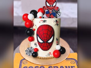 Spiderman Cake with Cupcakes in Lahore — CocoCrave.pk Lahore