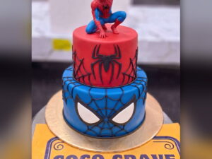 Spiderman Chocolate Drip Cake in Lahore