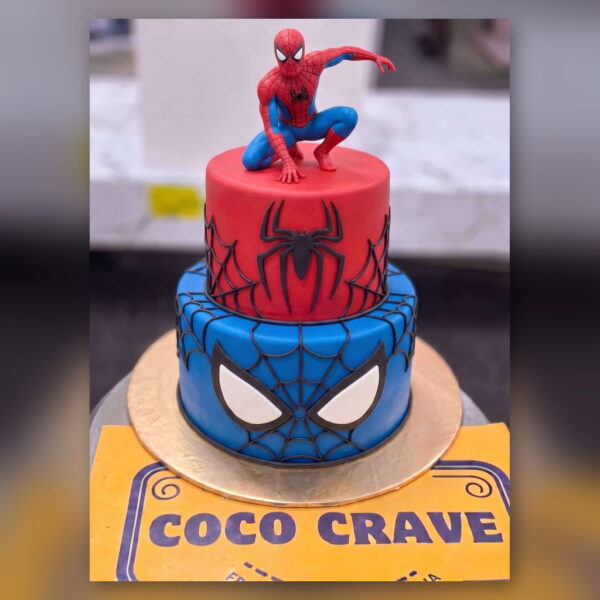 Spiderman Chocolate Drip Cake in Lahore — delivered in Lake City, Lahore