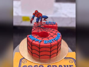 Spiderman Cityscape Cake in Lahore