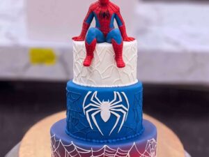 Spiderman Fondant Cake in Lahore