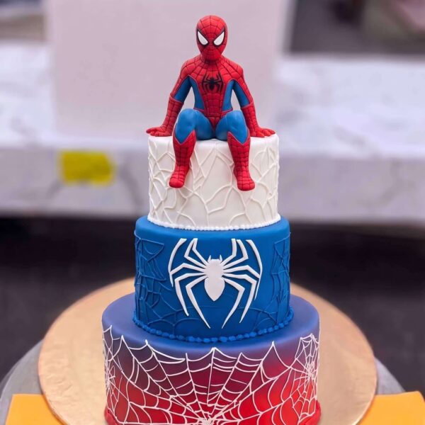 Spiderman Fondant Cake in Lahore — delivered in Lake City, Lahore