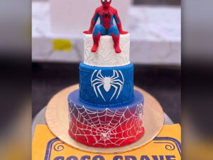 Spiderman Fondant Cake in Lahore