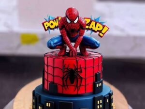 Spiderman Number Cake in Lahore