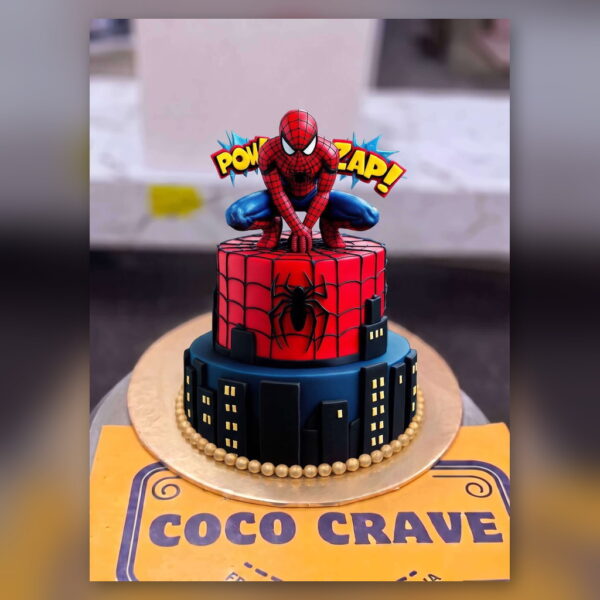 Spiderman Number Cake in Lahore — delivered in Lahore Cake Delivery Dha, Lahore