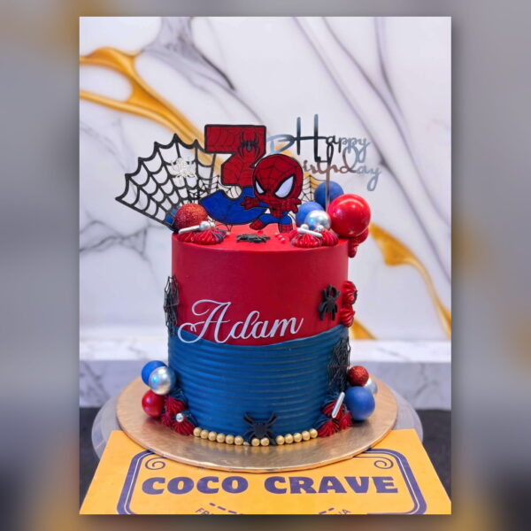 Spiderman Photo Cake in Lahore — delivered in Lake City, Lahore