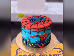 Spiderman Two Tier Cake in Lahore