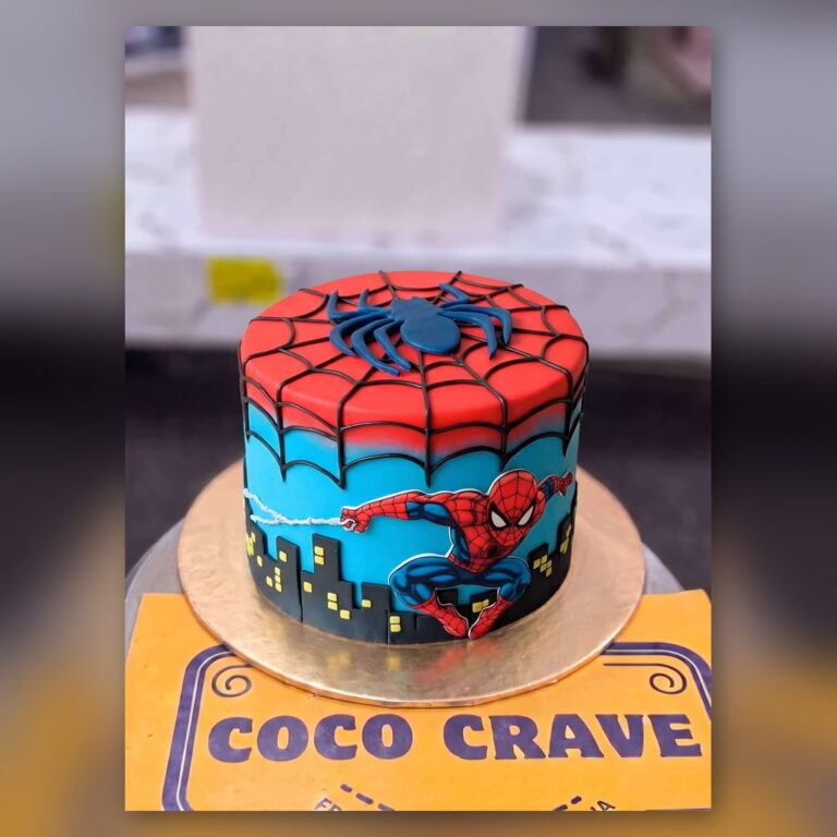 Spiderman Theme Birthday Cake in Lahore